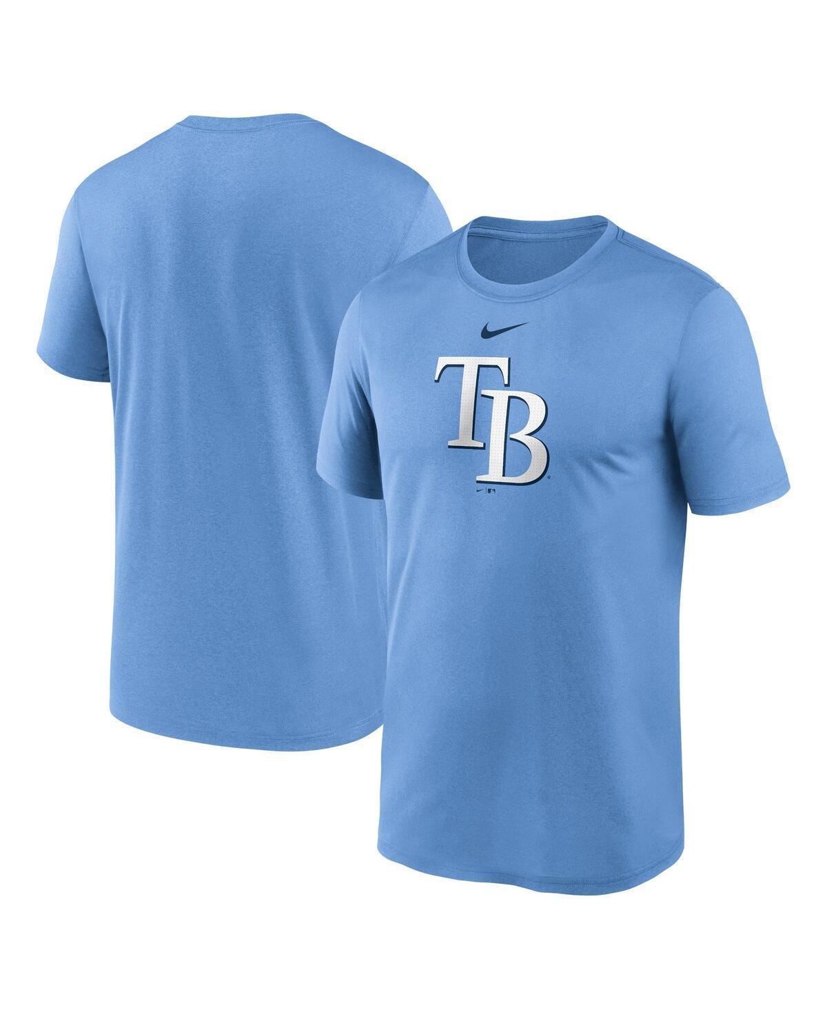 Mens Nike Light Blue Tampa Bay Rays Legend Fuse Large Logo Performance T-shirt Product Image