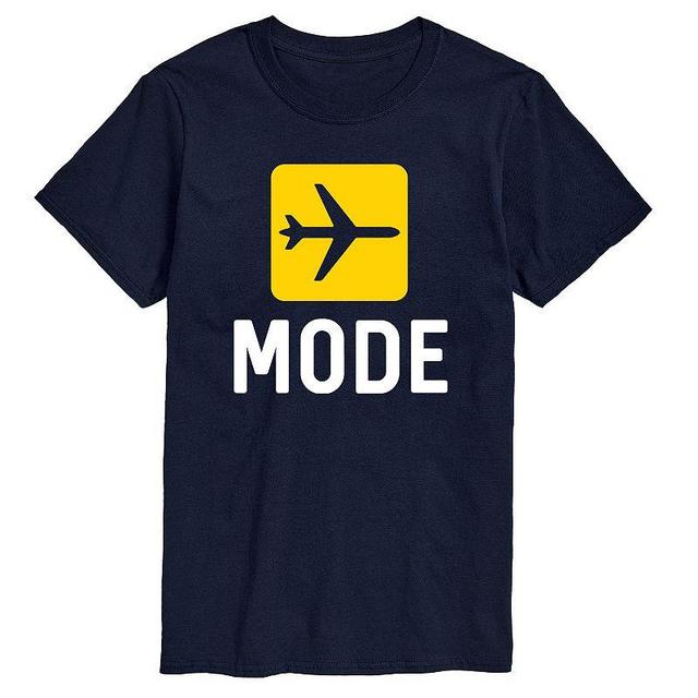 Big & Tall Travel Mode Graphic Tee, Mens Blue Product Image