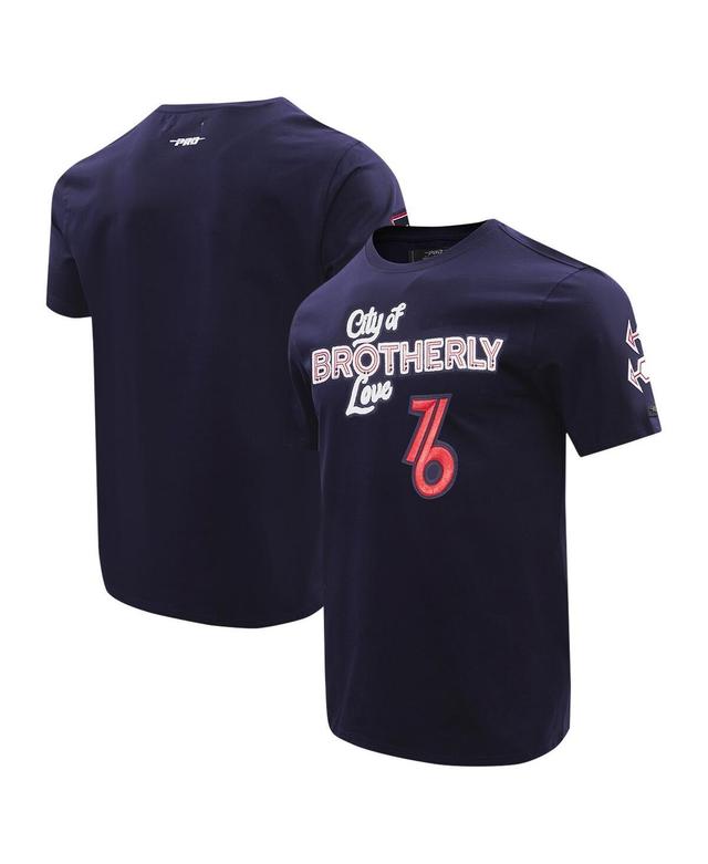 Mens Pro Standard Navy Philadelphia 76ers 2023 City Edition T-shirt Product Image