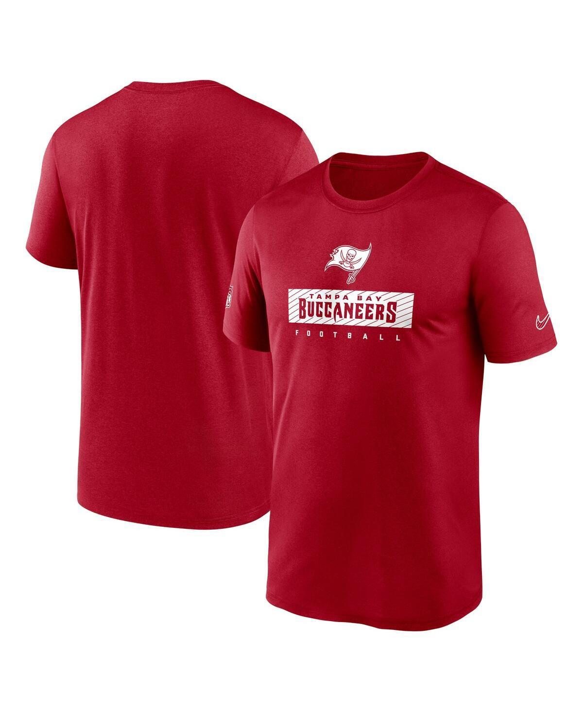 Nike Mens Red Tampa Bay Buccaneers Sideline Legend Performance T-Shirt Product Image