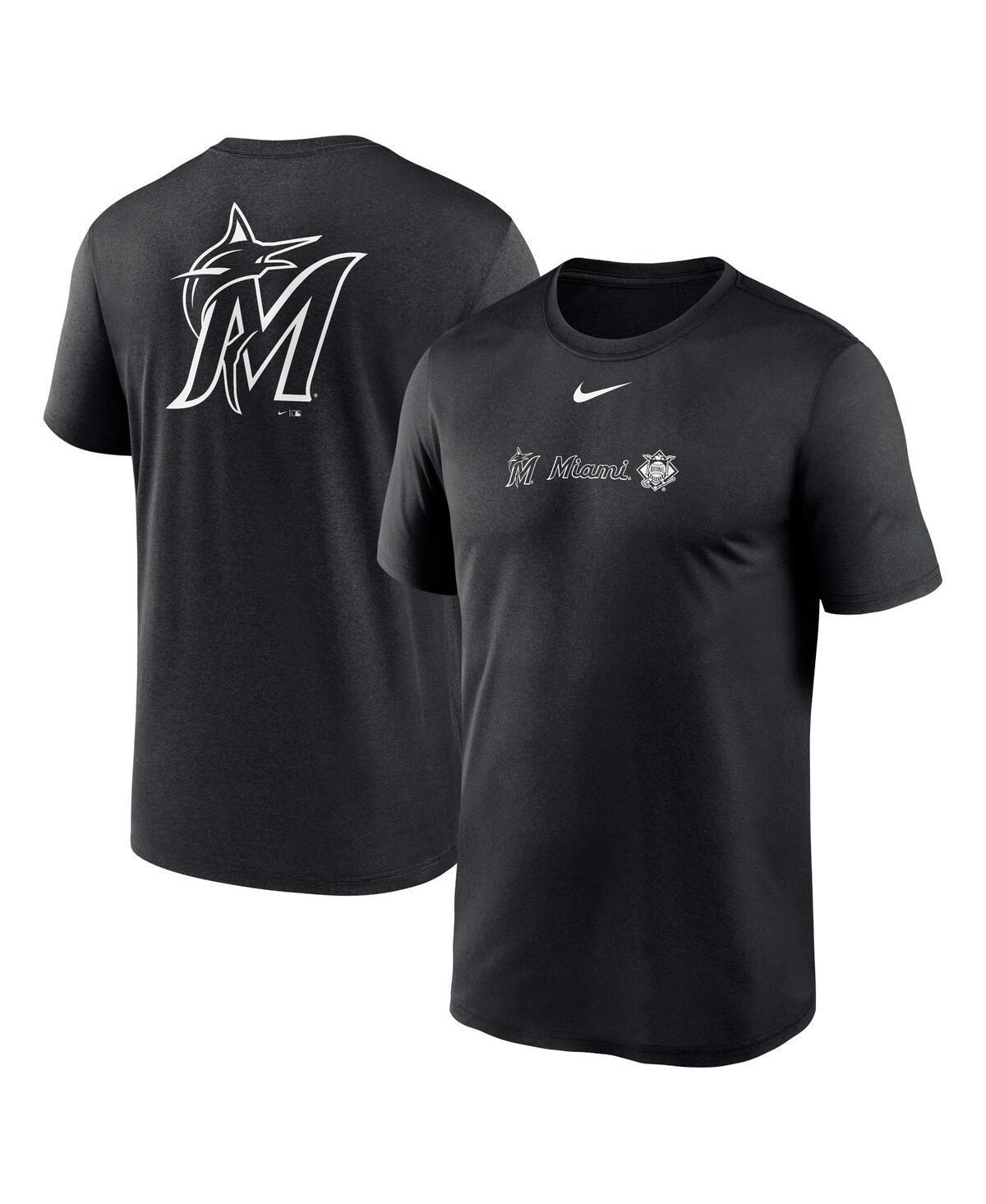 Mens Nike Miami Marlins Fashion Over Shoulder Logo Legend T-Shirt Product Image