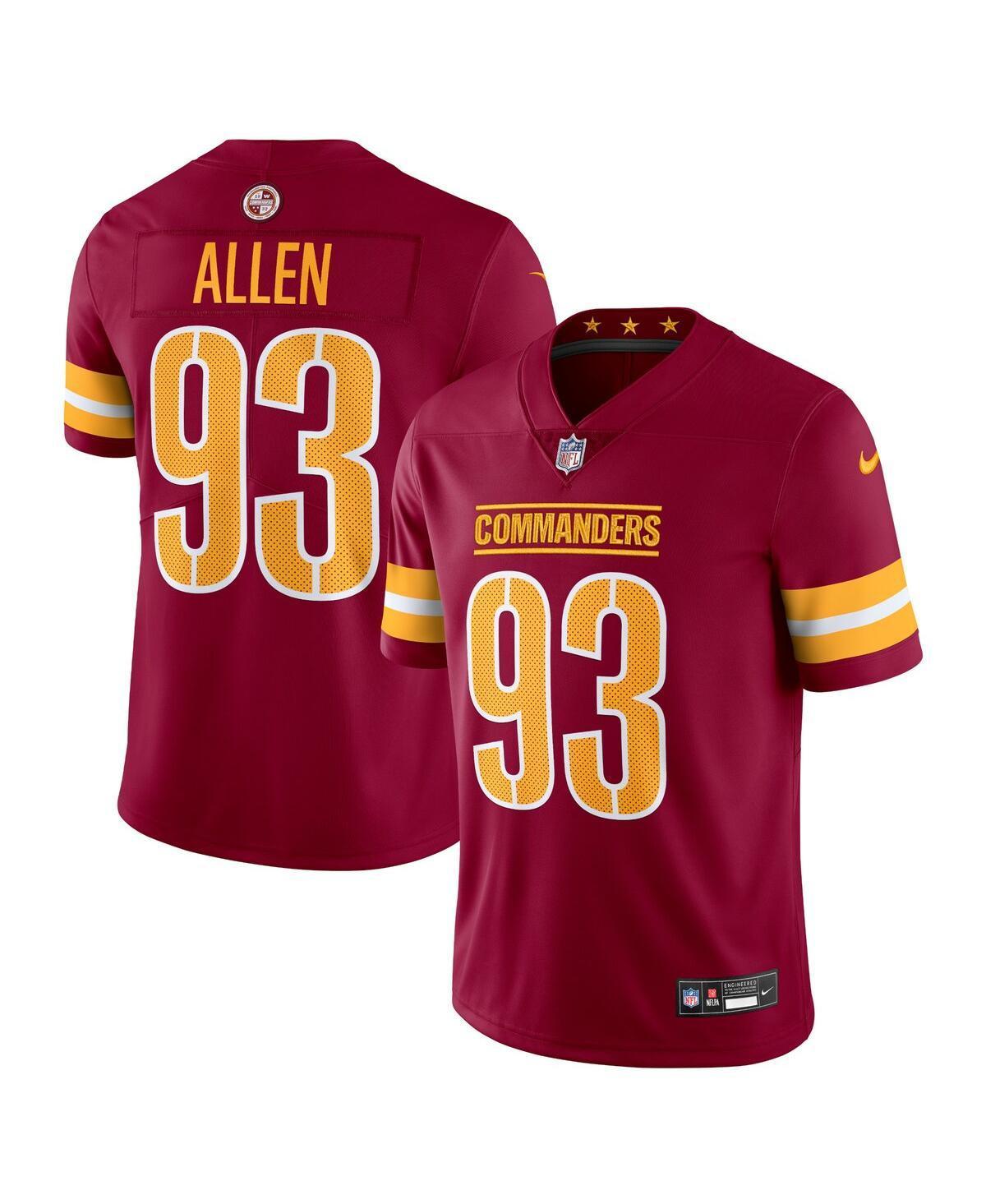 Mens Nike Jonathan Allen Burgundy Washington Commanders  Vapor Untouchable Limited Jersey Product Image