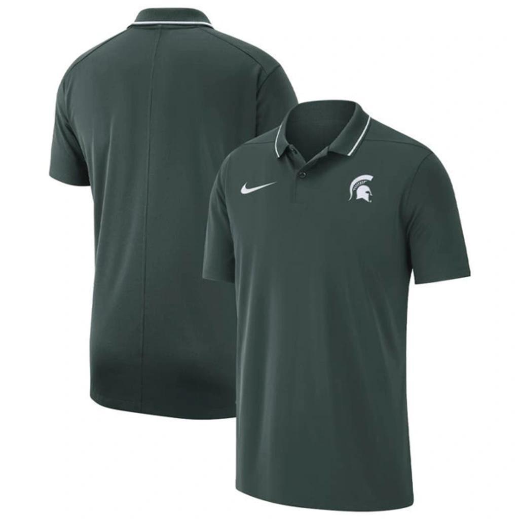 NIKE Green Michigan State Spartans Coaches Performance Polo Product Image