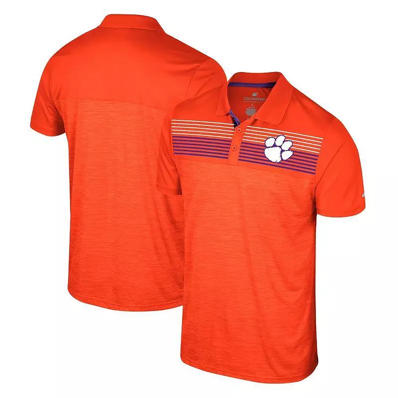 Mens Colosseum Clemson Tigers Langmore Polo Product Image