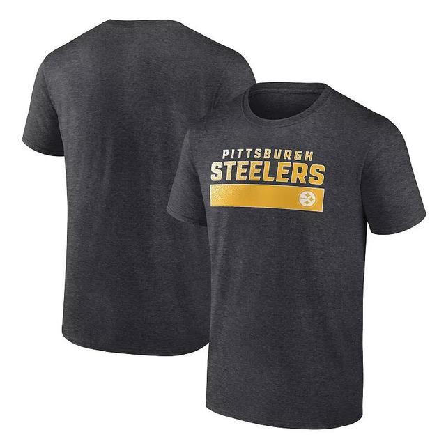 Mens Fanatics Branded Charcoal Pittsburgh Steelers T-Shirt Product Image