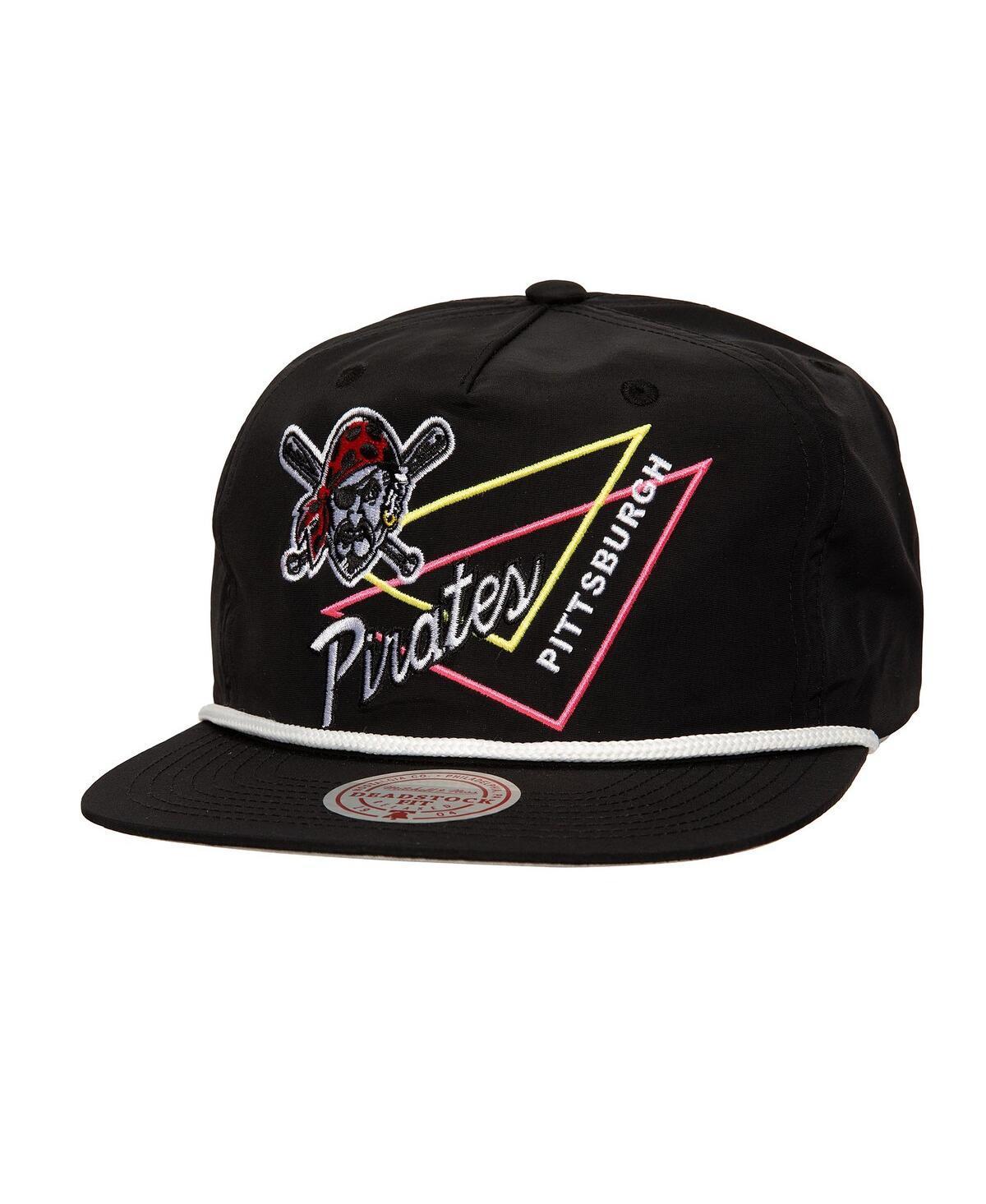 Mitchell & Ness Mens Black Pittsburgh Pirates Pew Pew Deadstock Adjustable Hat Product Image