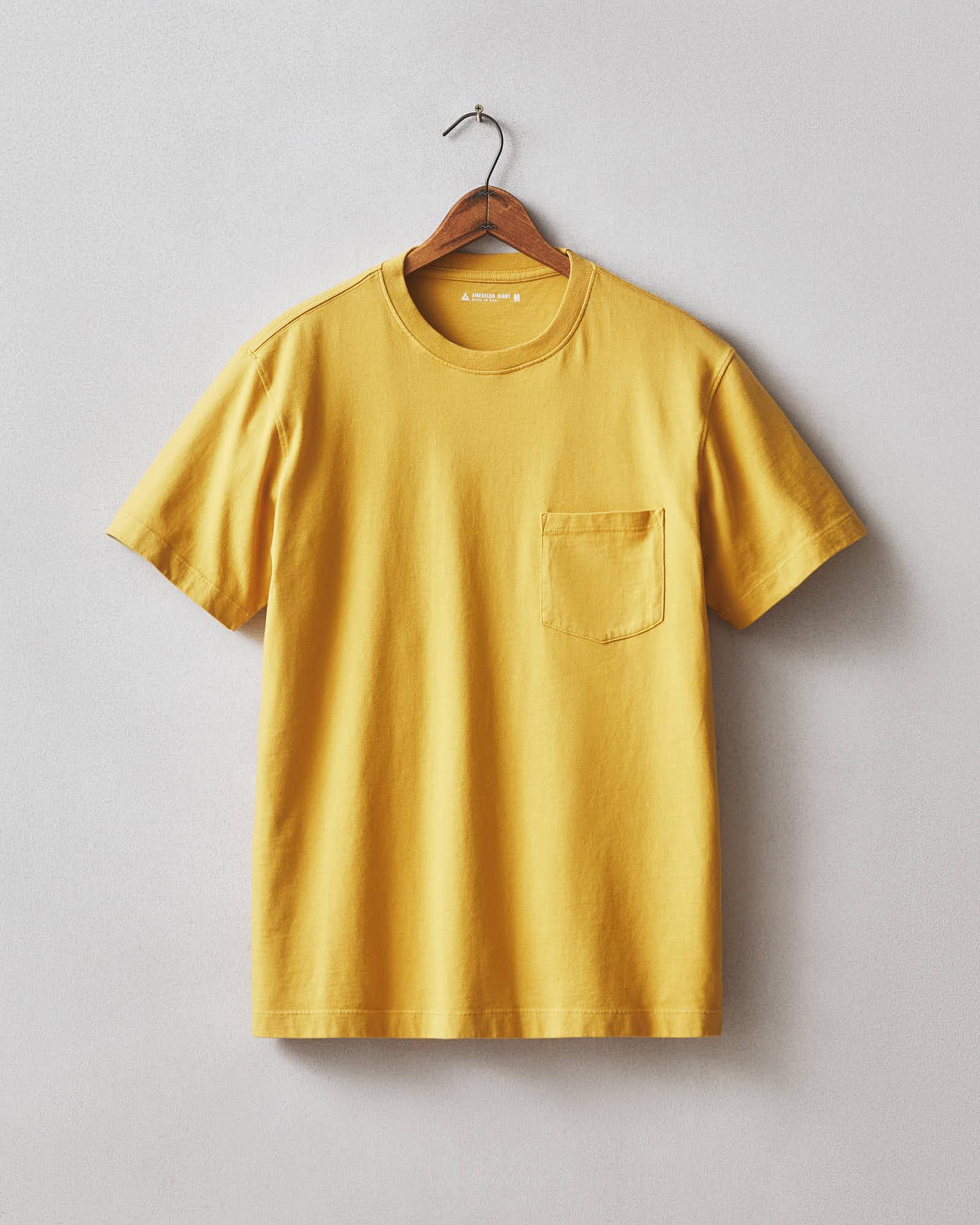 Heavyweight Pocket Tee - Golden Honey Product Image