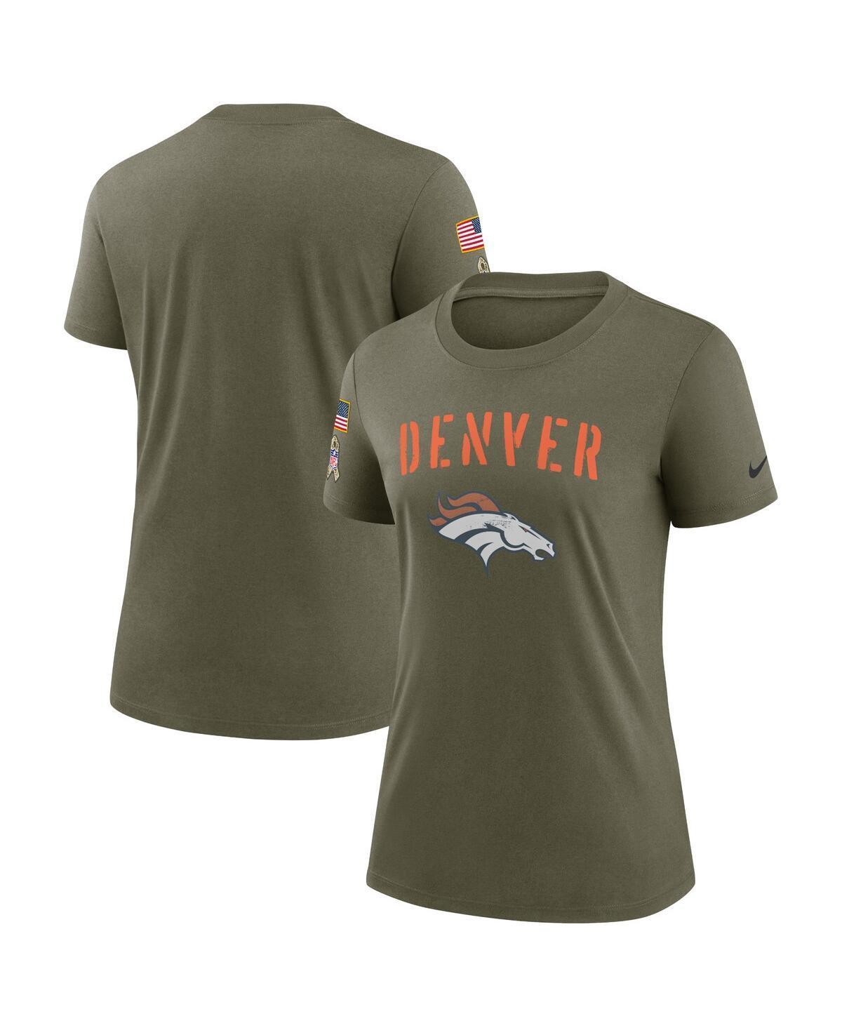 Womens Nike Olive Denver Broncos 2022 Salute To Service Legend T-shirt Product Image