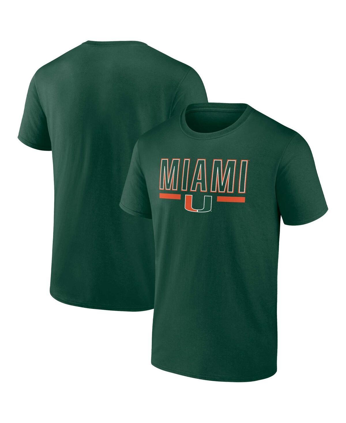 Mens Profile Green Miami Hurricanes Big and Tall Team T-shirt Product Image