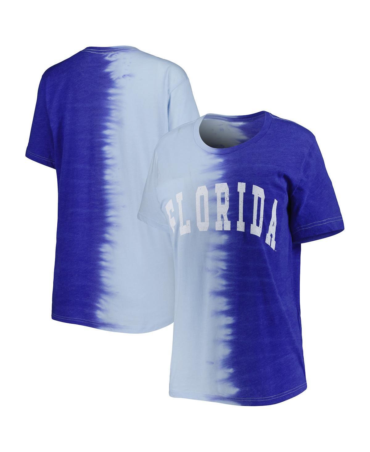 Womens Gameday Couture Royal Florida Gators Find Your Groove Split-Dye T-shirt Product Image