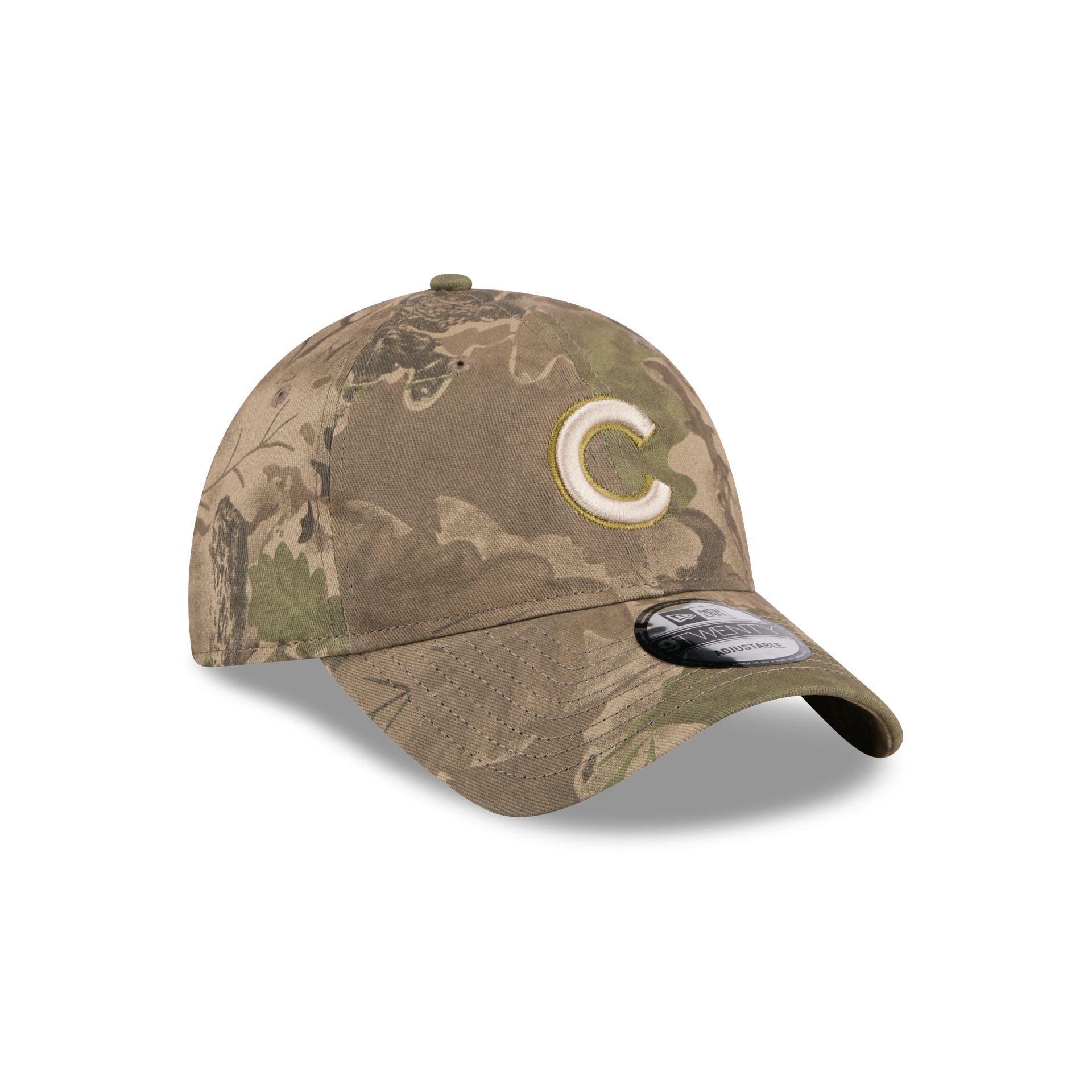 Chicago Cubs Leaf Camo 9TWENTY Adjustable Hat Male Product Image