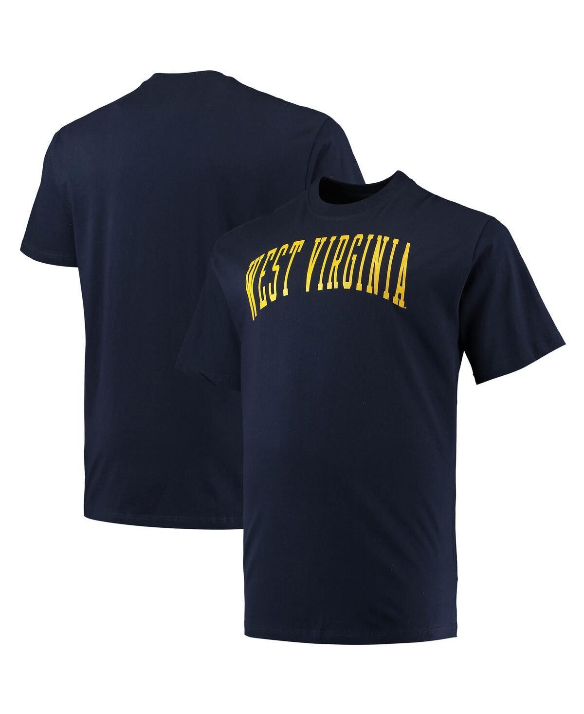 Mens Champion West Virginia Mountaineers Big & Tall Arch Team Logo T-Shirt Blue Product Image