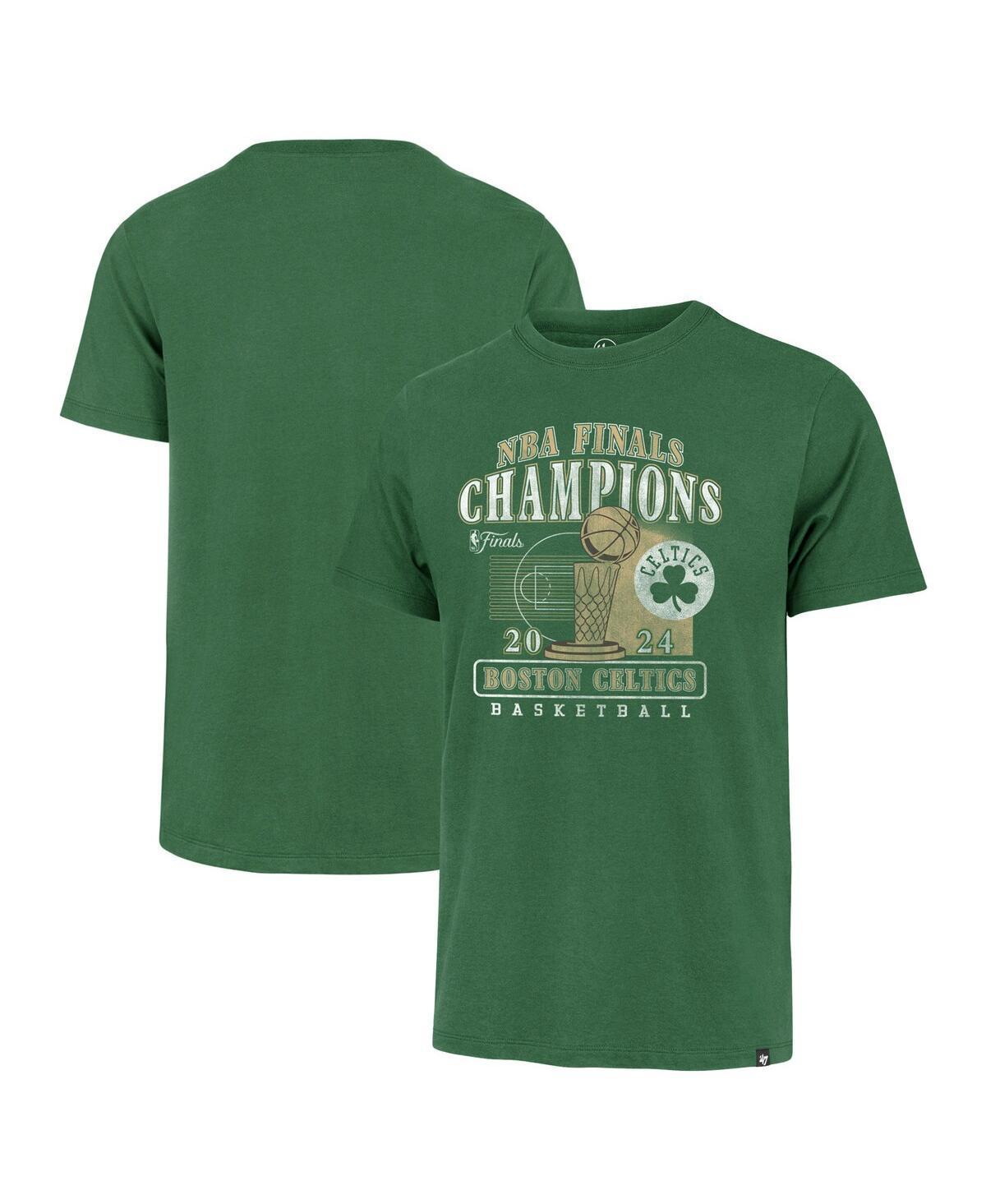 47 Brand Mens Kelly Green Boston Celtics 2024 Nba Finals Champions Big Tall Courtside Franklin T-Shirt Product Image