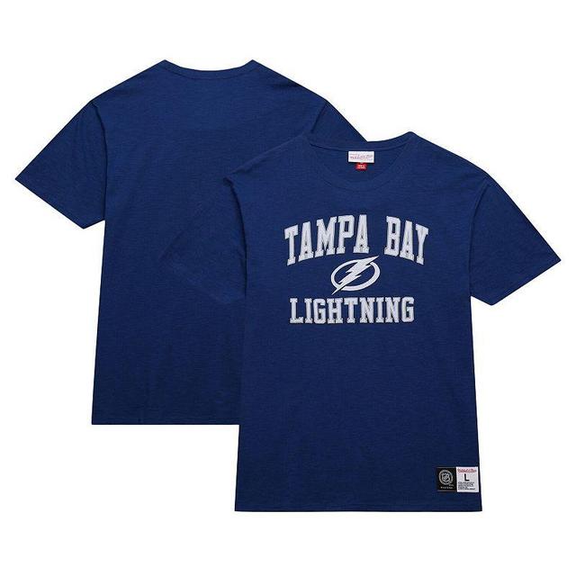 Mens Mitchell & Ness Blue Tampa Bay Lightning Legendary Slub T-Shirt Product Image