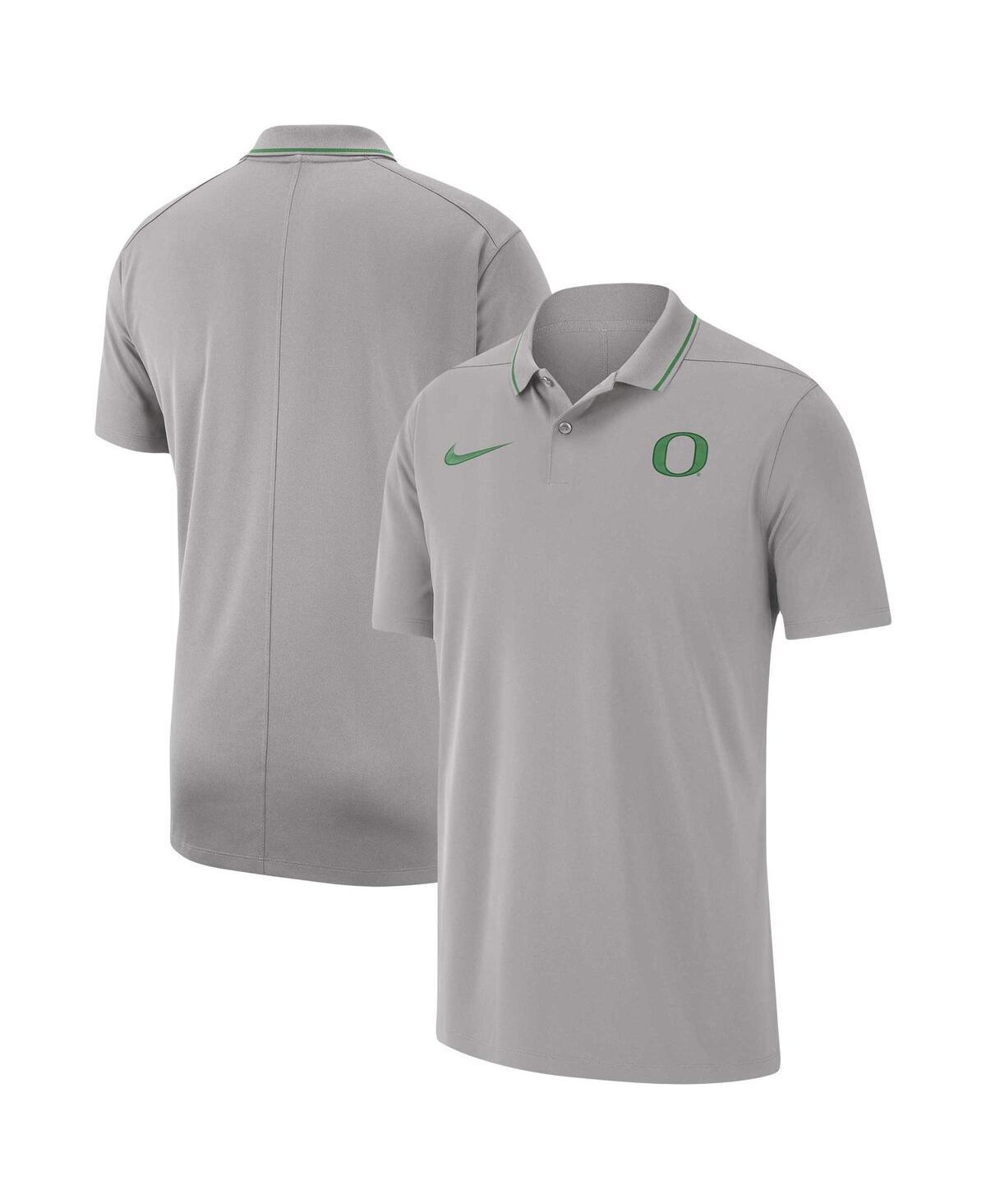 Mens Nike Gray Oregon Ducks 2023 Coaches Performance Polo Product Image