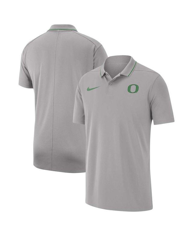 Mens Nike Gray Oregon Ducks 2023 Coaches Performance Polo Product Image