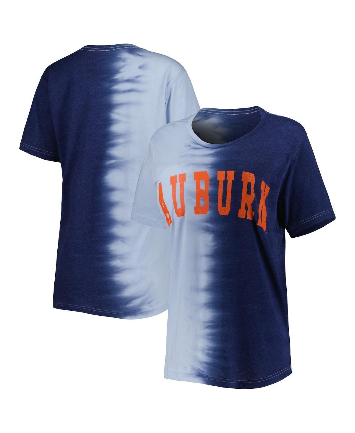 Womens Gameday Couture Navy Auburn Tigers Find Your Groove Split-Dye T-shirt Product Image