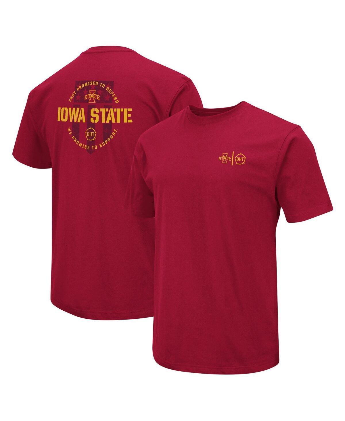 Mens Colosseum Cardinal Iowa State Cyclones OHT Military Appreciation T-Shirt Product Image