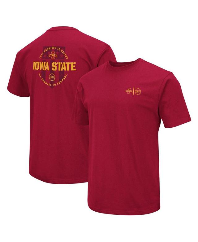 Mens Colosseum Cardinal Iowa State Cyclones OHT Military Appreciation T-Shirt Product Image