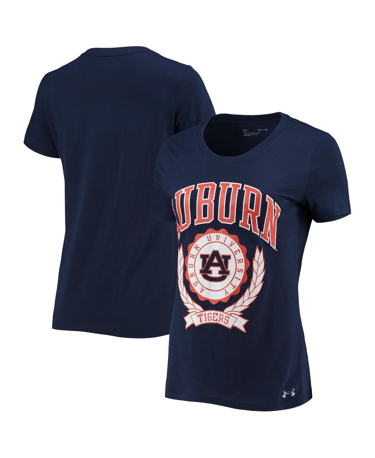 Womens Under Armour Auburn Tigers T-Shirt Blue Product Image