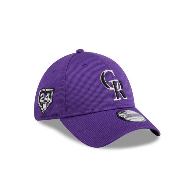 Colorado Rockies 2024 Spring Training 39THIRTY Stretch Fit Hat Male Product Image