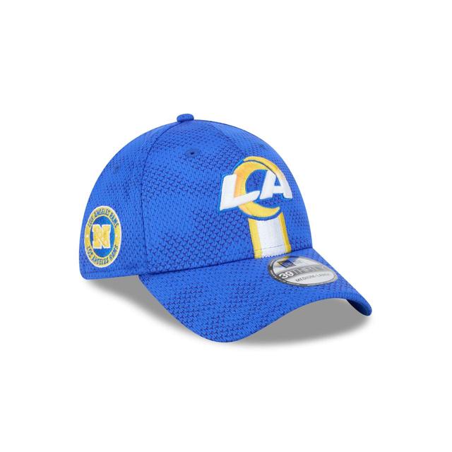 Los Angeles Rams 2024 Sideline 39THIRTY Stretch Fit Hat Male Product Image