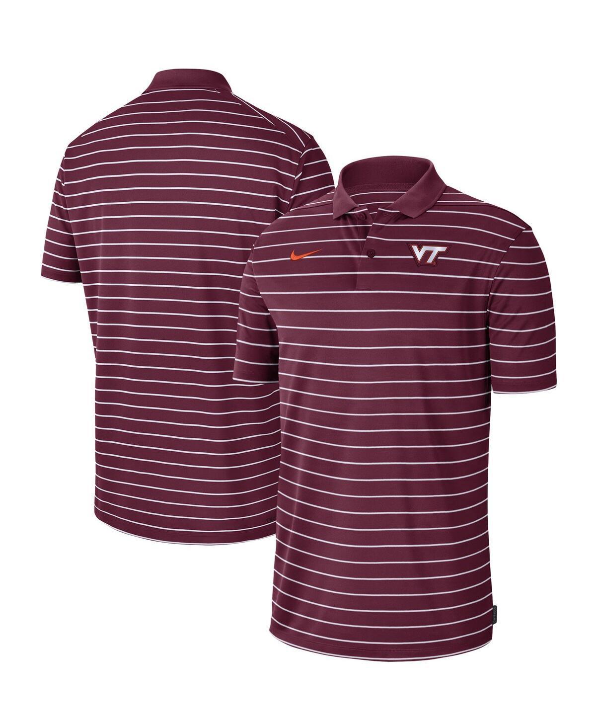 Mens Nike Maroon Virginia Tech Hokies Icon Victory Coaches 2022 Early Season Performance Polo Product Image