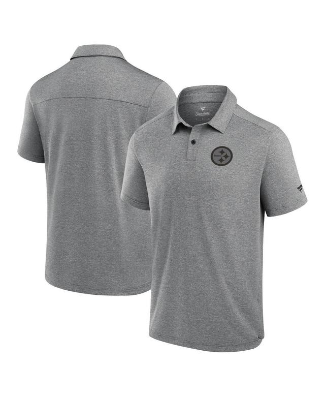 Fanatics Mens Gray Minnesota Vikings Front Office Tech Polo Shirt Product Image