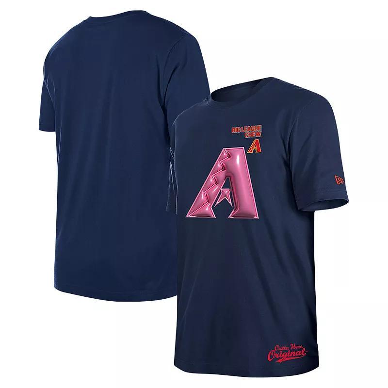 Mens New Era Arizona Diamondbacks Big League Chew T-Shirt Blue Product Image