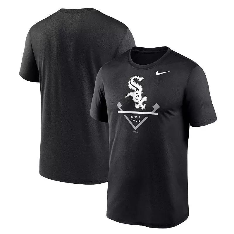 Mens Nike Anthracite Chicago White Sox Big and Tall Icon Legend Performance T-shirt Product Image