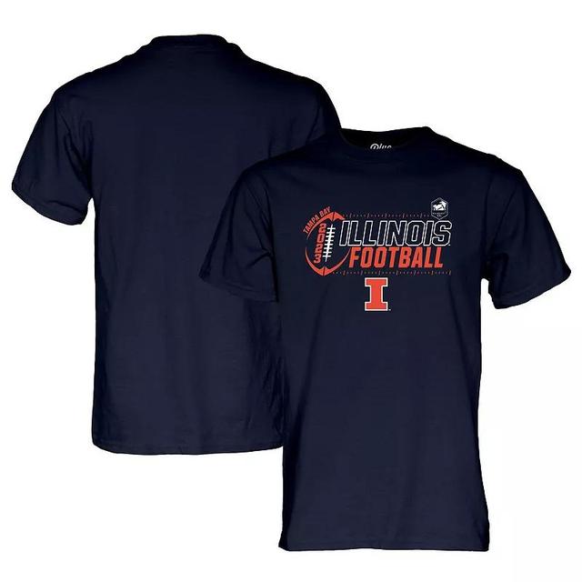 Mens Blue 84 Illinois Fighting Illini 2023 ReliaQuest Bowl T-Shirt Product Image