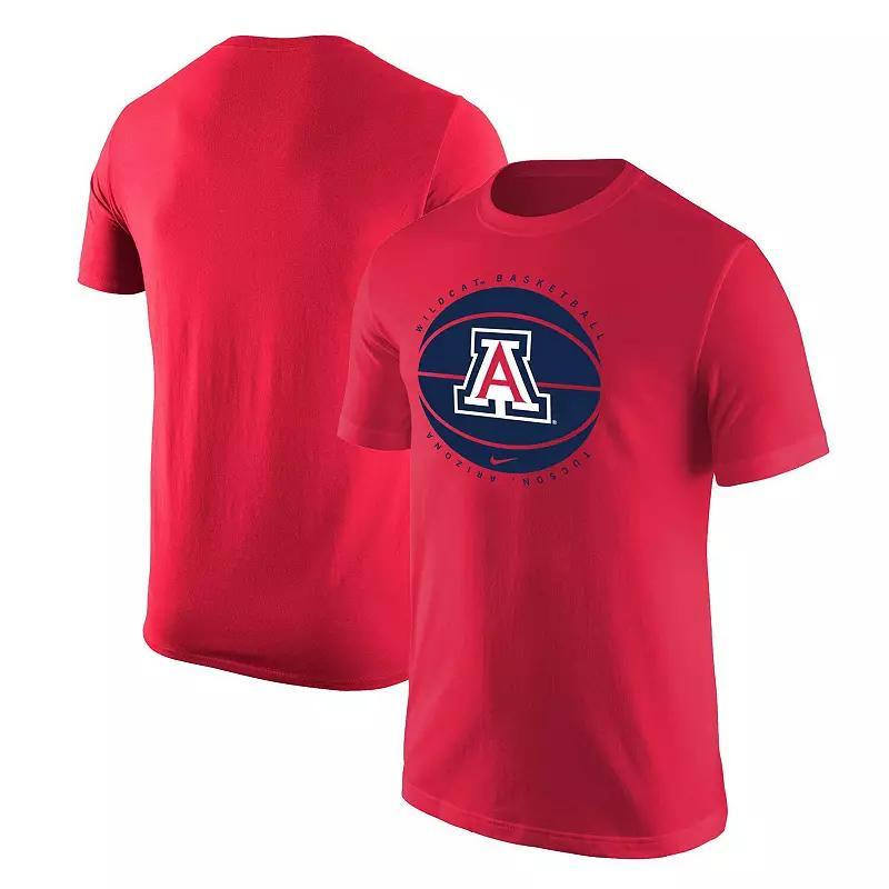 Nike Mens Red Arizona Wildcats Basketball Logo T-Shirt Product Image