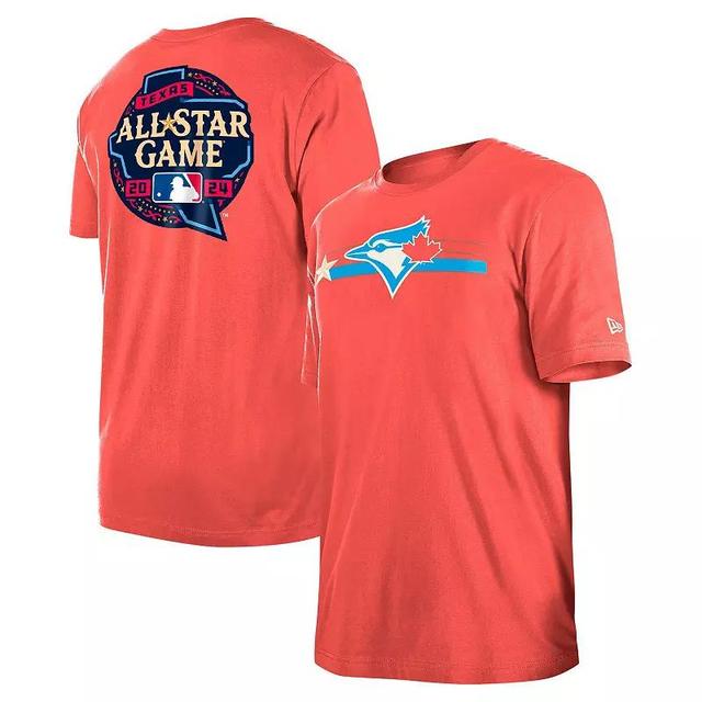 Mens New Era Red Toronto Blue Jays 2024 MLB All-Star Game Hat Hookup T-Shirt Product Image