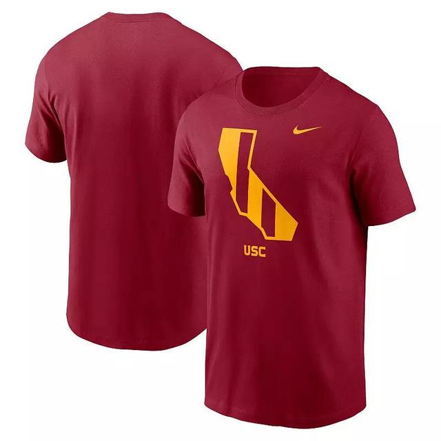 Mens Nike Cardinal USC Trojans Campus State Shape T-Shirt Product Image