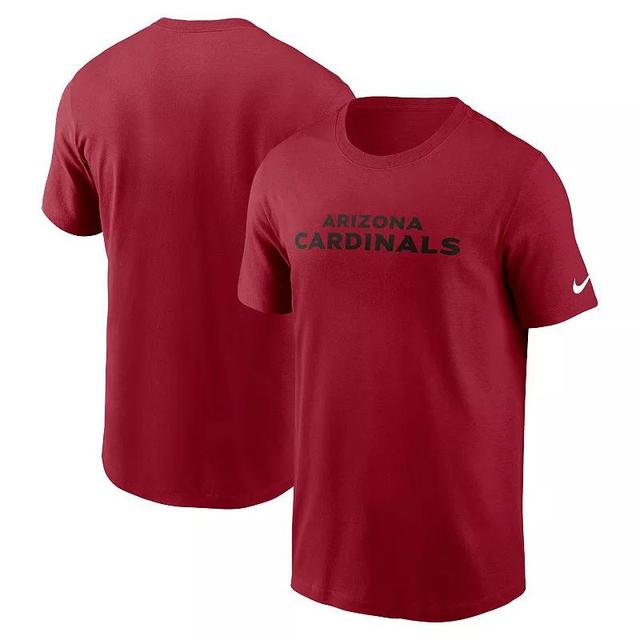 Mens Nike Cardinal Arizona Cardinals Team Wordmark Essential T-Shirt Product Image