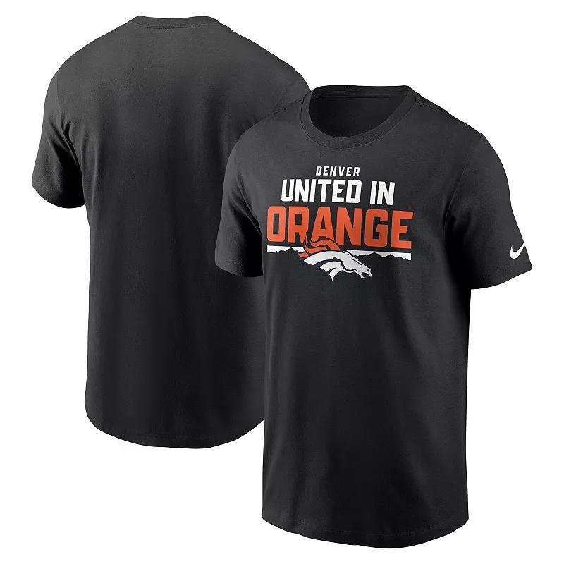 Mens Nike Black Denver Broncos Local Essential T-Shirt Product Image