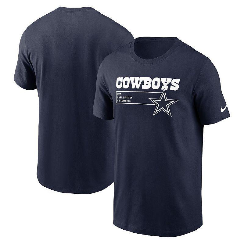 Mens Nike Dallas Cowboys Division Essential T-Shirt Blue Product Image