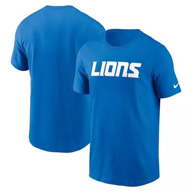 Mens Nike Detroit Lions Primetime Wordmark Essential T-Shirt Product Image