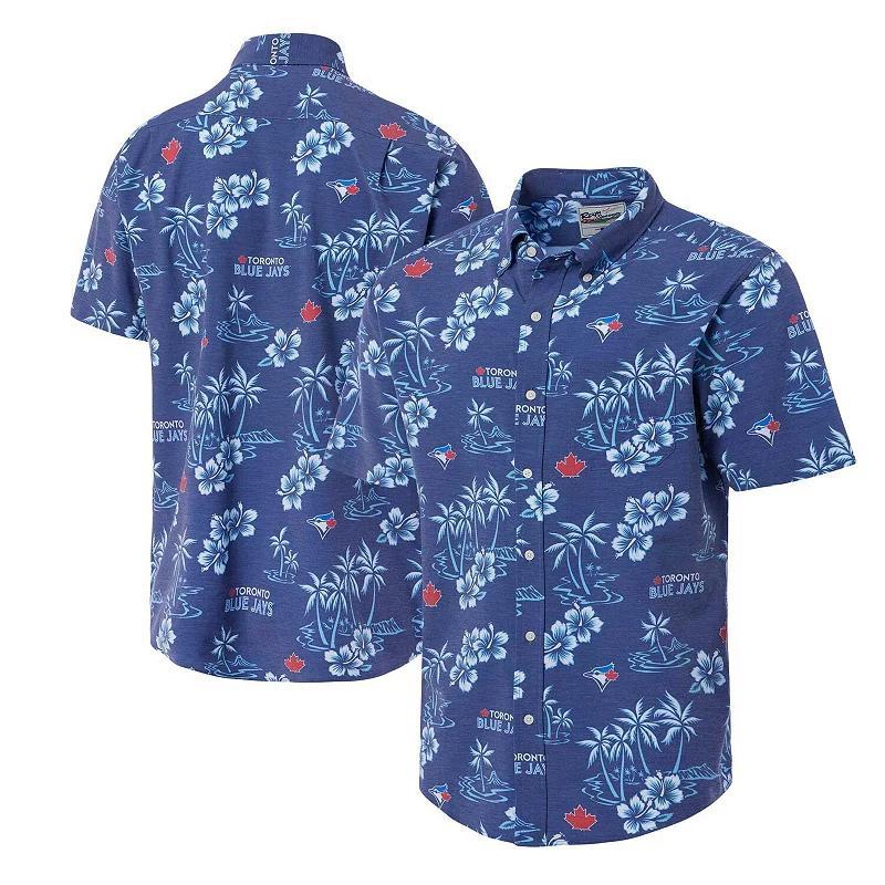 Mens Reyn Spooner Navy Toronto Blue Jays Kekai Button-Down Shirt Jay Blue Product Image