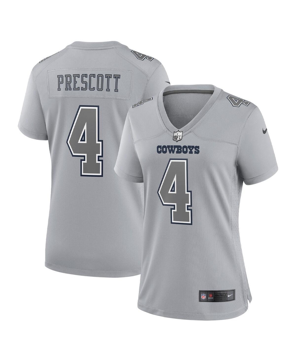 Womens Nike Dak Prescott Gray Dallas Cowboys Atmosphere Fashion Game Jersey - Gray Product Image