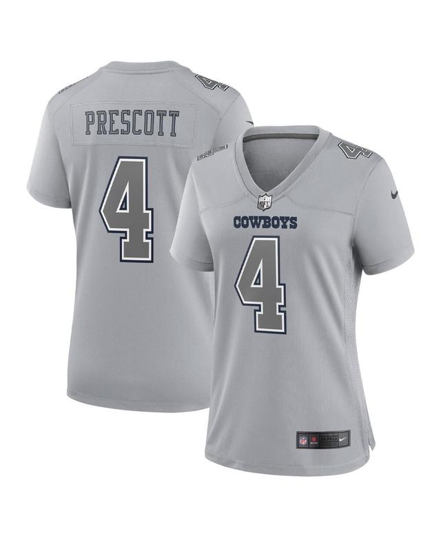 Womens Nike Dak Prescott Gray Dallas Cowboys Atmosphere Fashion Game Jersey - Gray Product Image