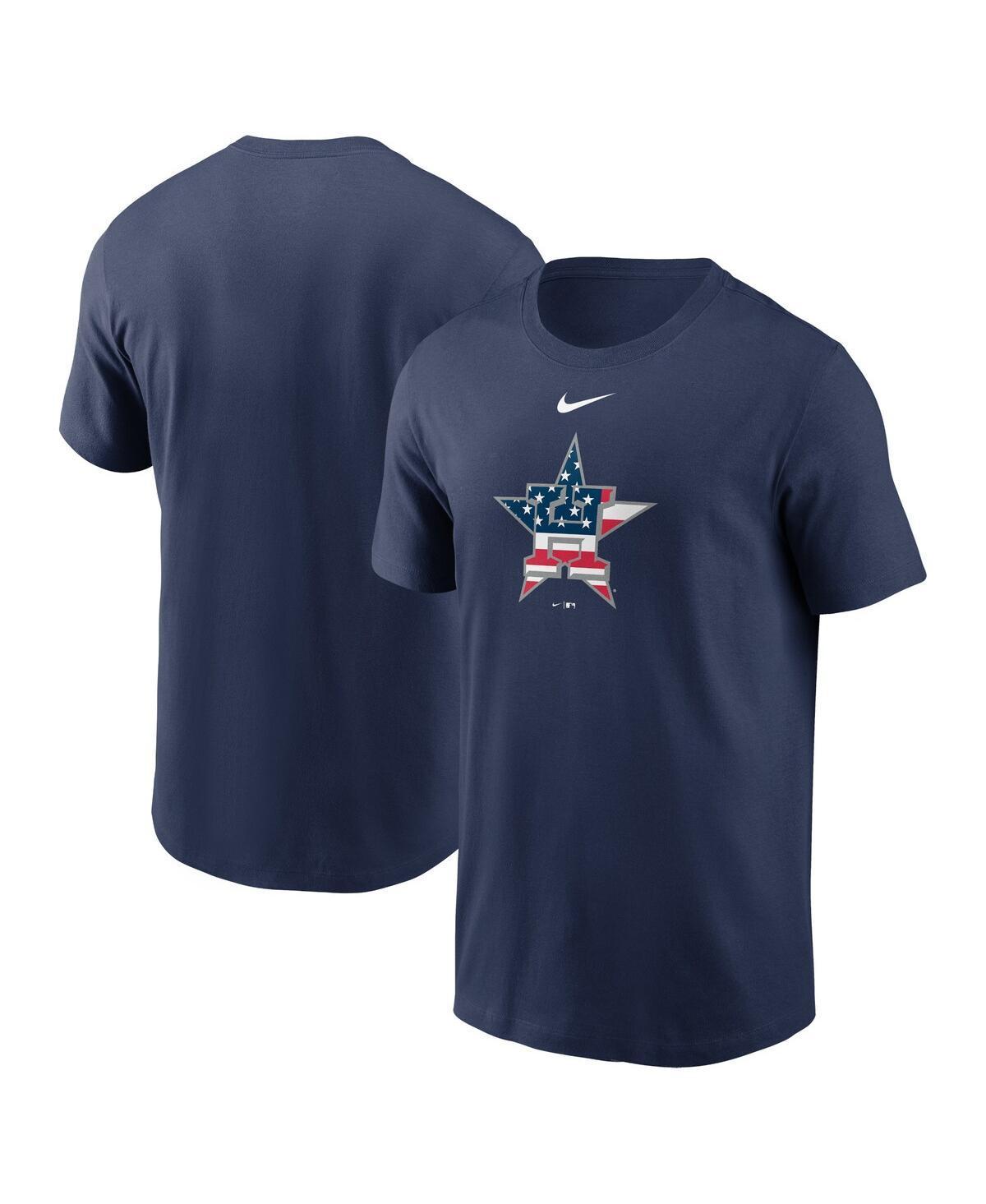 Nike Mens Navy Houston Astros Americana T-Shirt Product Image