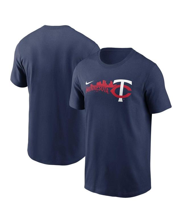 Mens Nike Navy Minnesota Twins Local Team Skyline T-shirt Product Image