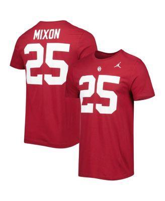 Mens Jordan Joe Mixon Crimson Oklahoma Sooners Alumni Name and Number Team T-shirt Product Image