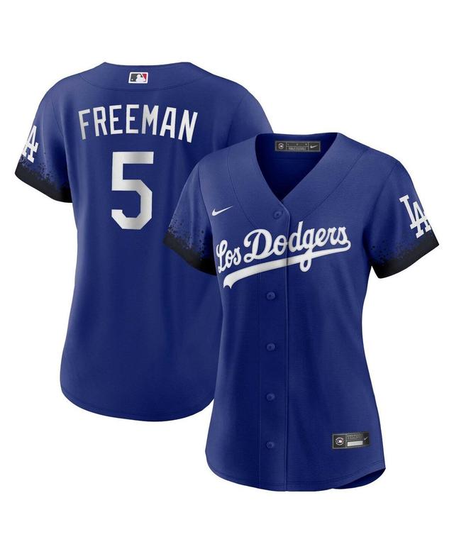 Womens Nike Freddie Freeman Royal Los Angeles Dodgers City Connect Replica Player Jersey - Royal Product Image