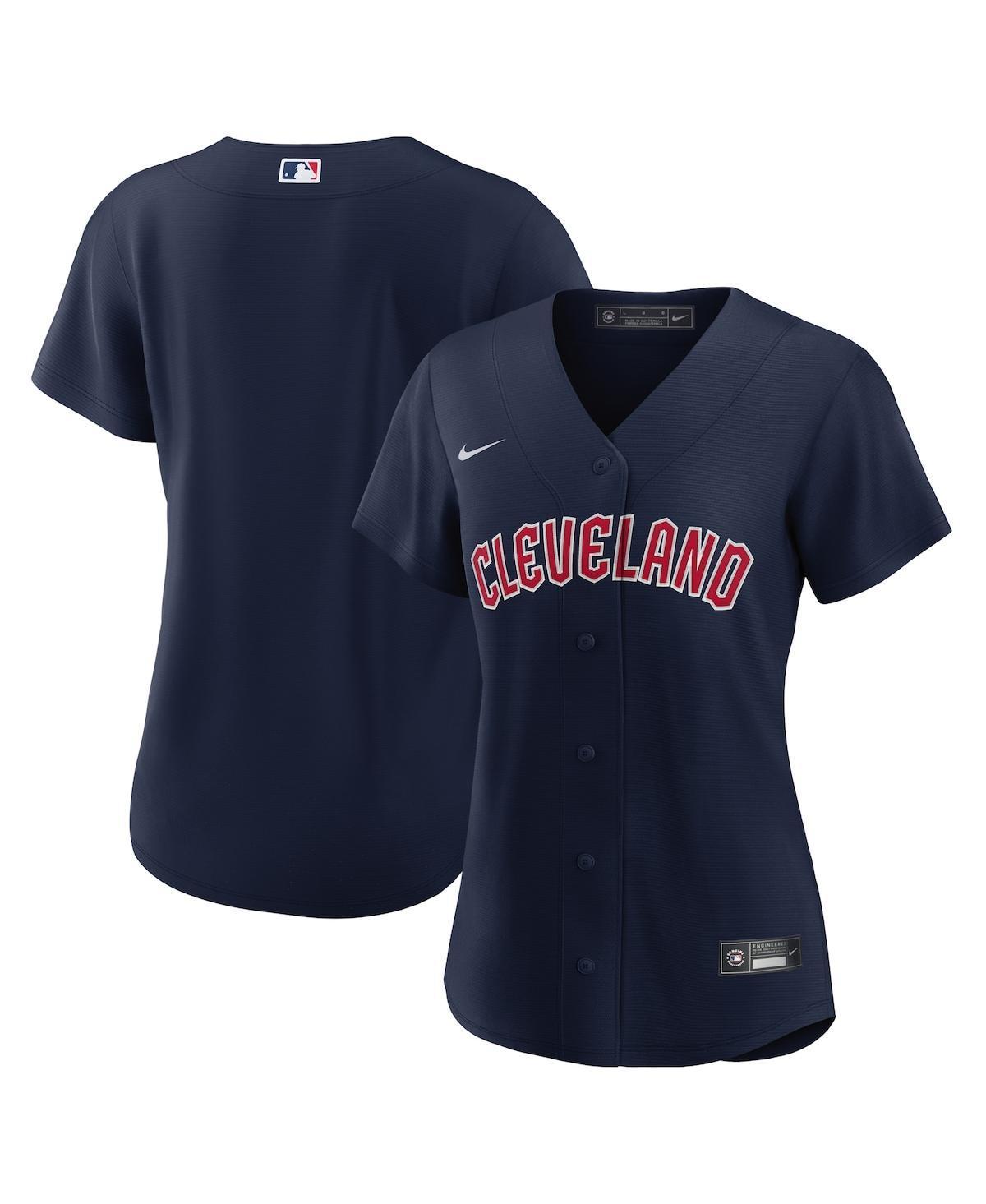 Womens Nike Navy Cleveland Guardians Alternate Official Replica Jersey Grd Blue Product Image