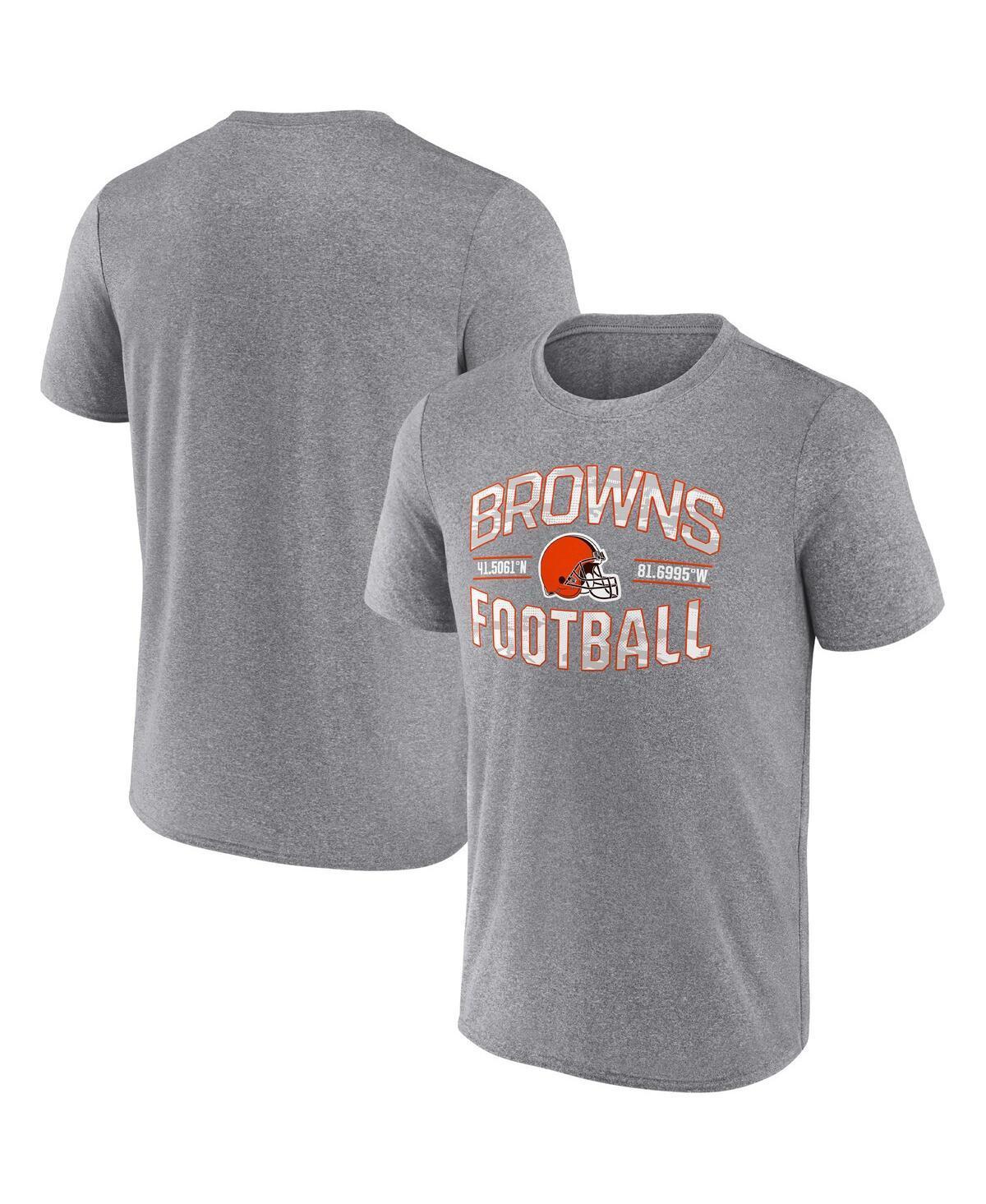 Mens Fanatics Heathered Gray Cleveland Browns Want To Play T-shirt Product Image