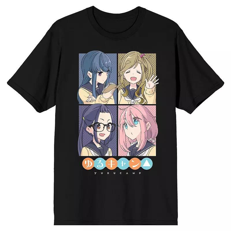 Mens Laid Back Camp Anime Tee Product Image