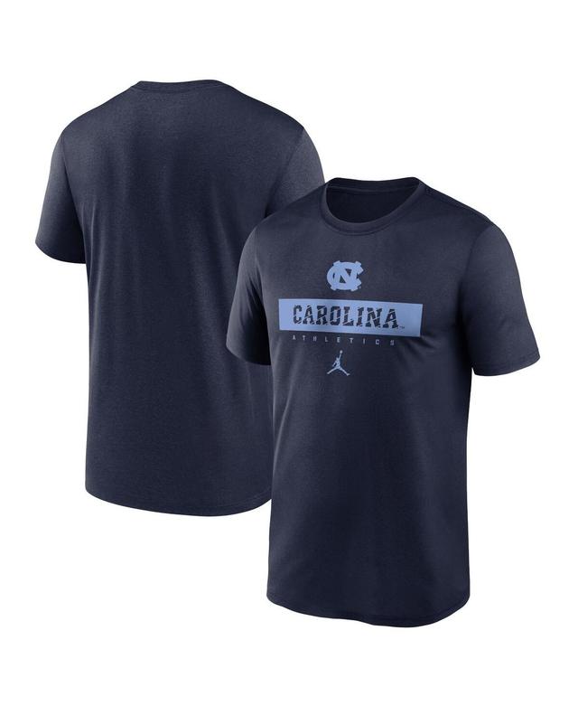 Jordan Mens Navy North Carolina Tar Heels 2024 Sideline Legend Performance T-Shirt Product Image