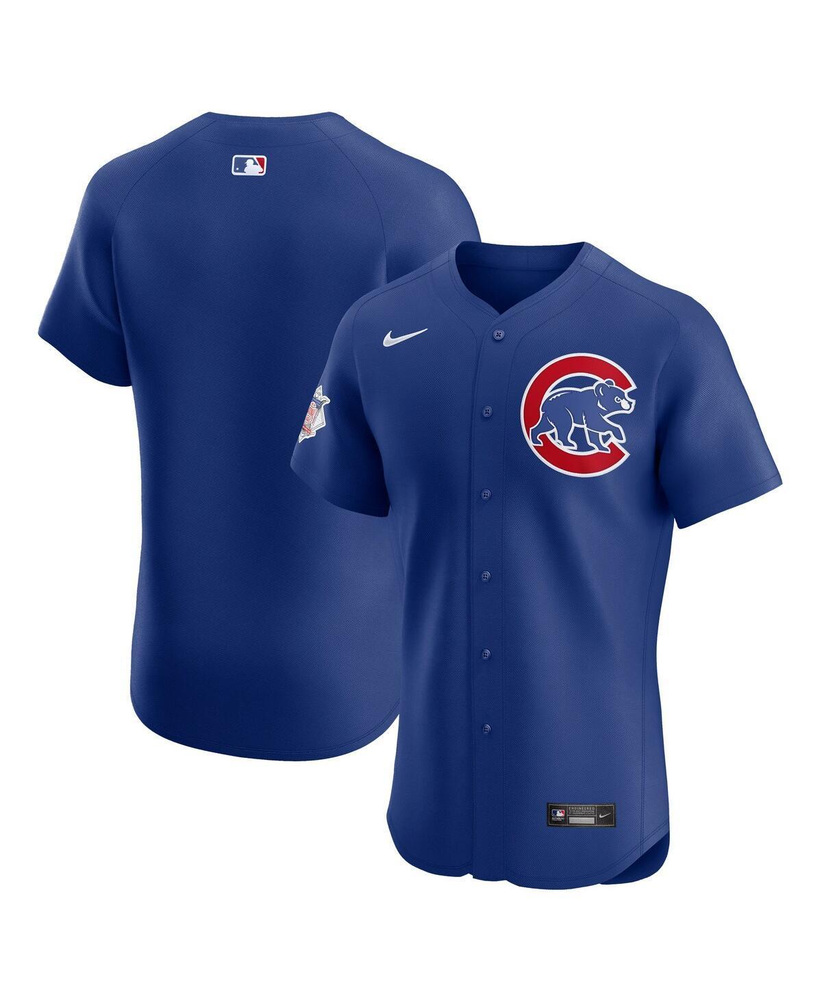 Nike Mens Royal Chicago Cubs Alternate Vapor Premier Elite Patch Jersey - Royal Product Image